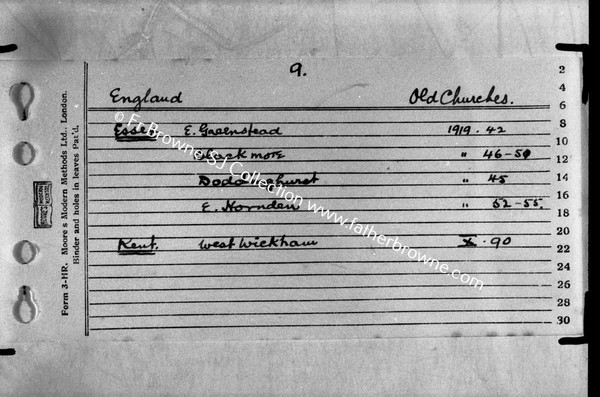 FR BROWNES INDEX